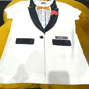 Moschino Tuxedo Tshirt and Shorts Set